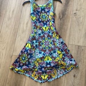 Girls lace butterfly dress